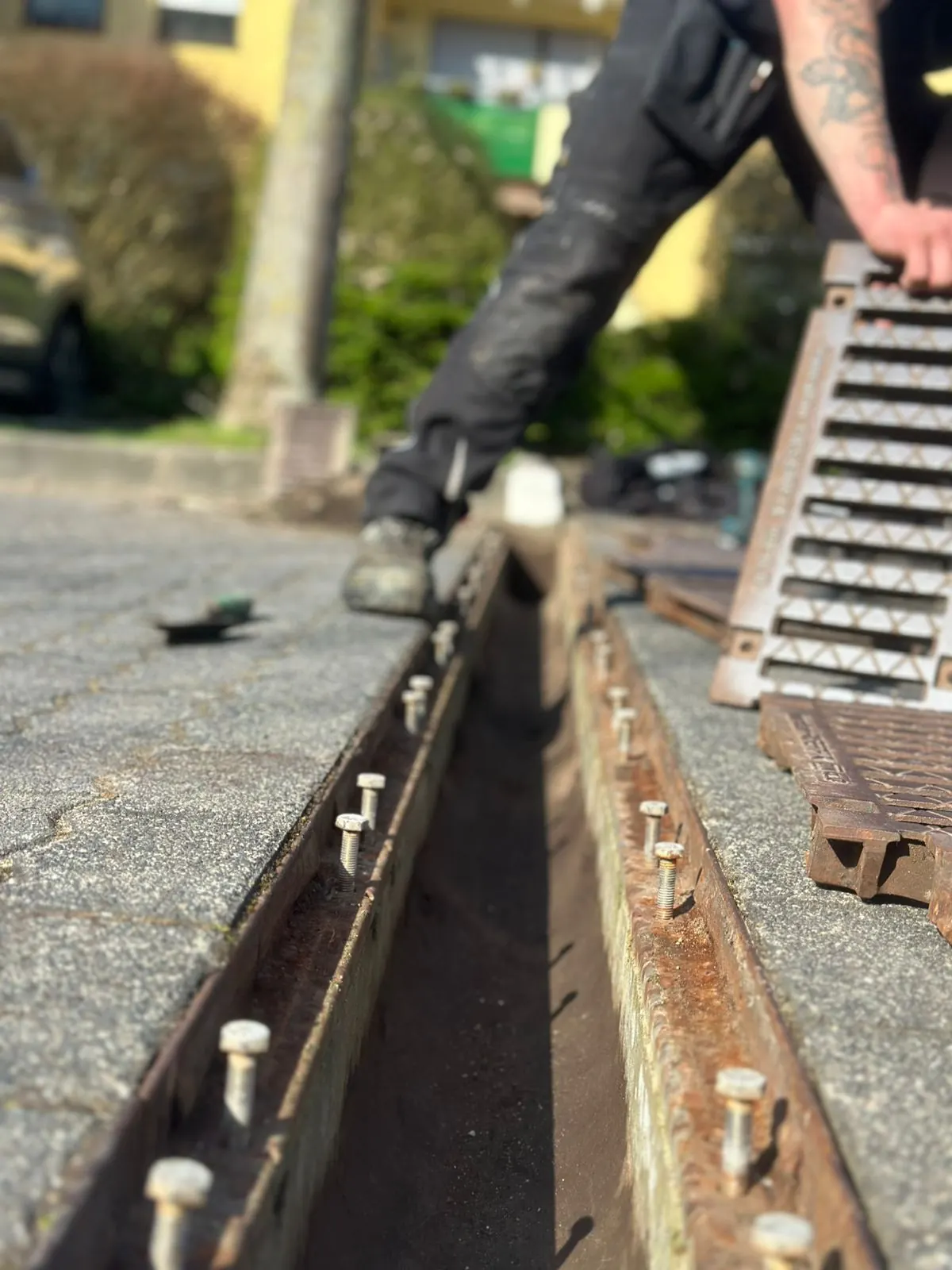 Dachrinnenreinigung